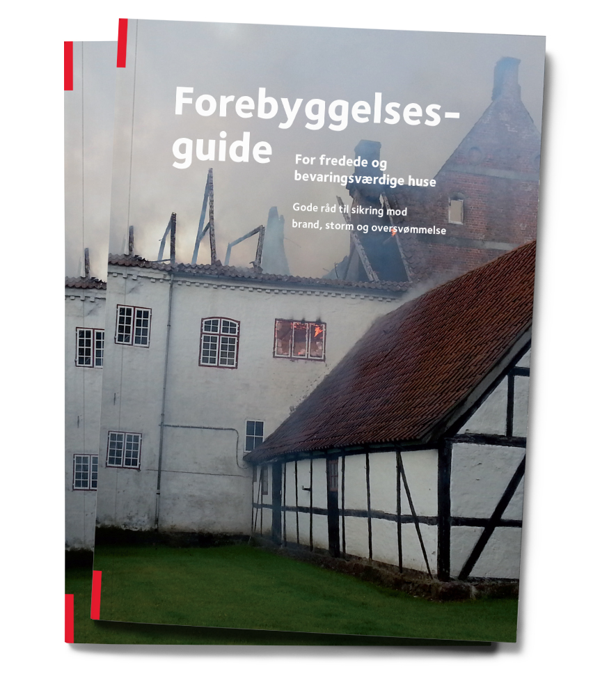 Forebyggelsesguide forside fra Historiske Huse