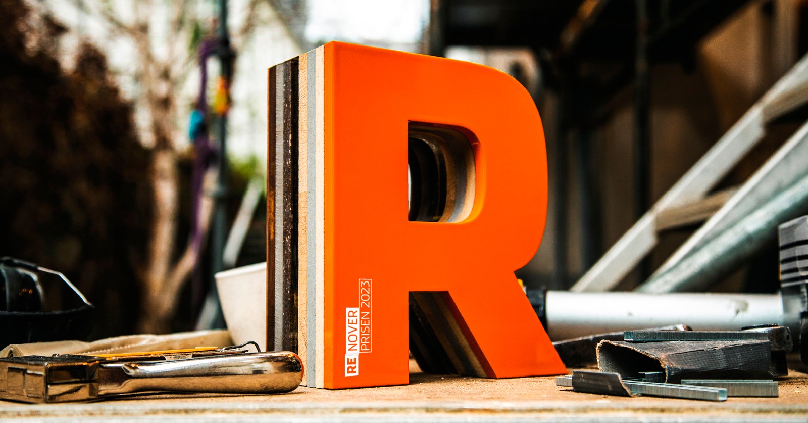 Renoverprisens logo, foto Renoverprisen